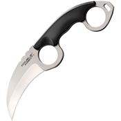 Cold Steel 39FK Double Agent I Fixed Blade Knife with Black Composition Handle