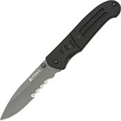 CRKT 6865 Ignitor T Assisted Opening Part Serrated Drop Point Linerlock Folding Pocket Knife