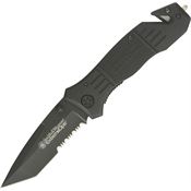 Smith & Wesson FR2S ExtremeOps Part Serrated Tanto Point Linerlock Folding Pocket Knife