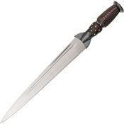 Cold Steel 88SD Scottish Dirk Fixed Carbon Steel Blade Knife with Rosewood Handle