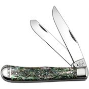 Case 12000 Trapper Folding Pocket Knife with Stainless Clip and Spey Blades