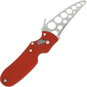 Spyderco 103TR P'Kal Trainer Folding Pocket Knife with Red G-10 Handle