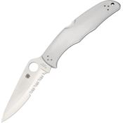 Spyderco 10PS Endura 4 Part Serrated Blade Lockback Folding Pocket Knife