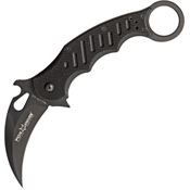 Fox 479 Karambit Linerlock Folding Pocket Stainless Blade Knife with Black G-10 Handles