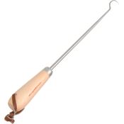 Pig Tail Food Flippers 2 - Small Food Flipper with Wood Handle