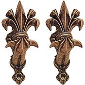 Denix 11L Sword/Gun Hanger Bronze with Fleur De Lis