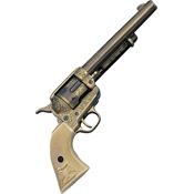 Denix 1281L Deluxe Cavalry Pistol Replica Brass Finish with Fancy Engraving