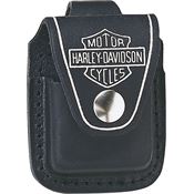 Zippo 17080 Harley lighter Black leather with loop