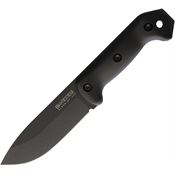 Becker 2 5 Inch Campanion Fixed Drop Point Blade Knife with Black Grivory Handle