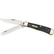 Case 18221 Trapper Folding Pocket Knife with Black Synthetic Handle
