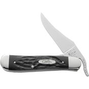 Case 18224 RussLock Rough Black Series Clip Point Linerlock Folding Pocket Knife
