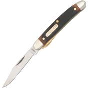 Schrade 18OT Old Timer Mighty Mite Clip Point Blade Linerlock Folding Pocket Knife with Sawcut Delrin Handles