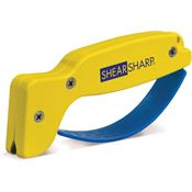 AccuSharp 15896 ShearSharp Scissor Sharpener with Yellow Handle