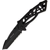 Buck 870BKX Bones Part Serrated Tanto Point Linerlock Folding Pocket Knife