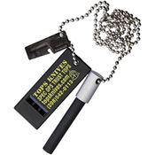 TOPS TFSK38 Fire Starter Emergency Kit with Survival Whistle and Neck Chain