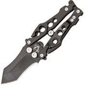 Mantis BK2B Bottleneck Butterfly Pocket Knife with Stainless Handles