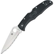 Spyderco 10SBK Endura 4 Lockback Folding Pocket Knife