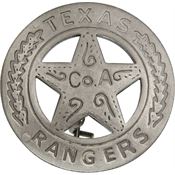 Badges of the Old West 3011 Texas Rangers Badge