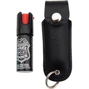 Police Magnum Pepper Spray 400 Keychain Unit ORMD Pepper Spray with Black Leatherette Keychain Holster