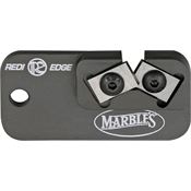 Marbles 81009 Redi-Edge Dog Tag Knife Sharpener with Black Anodized Aluminum Body