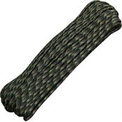 Parachute Cords 005H Woodland Camo 100 ft. Length Parachute Survival Nylon Cord