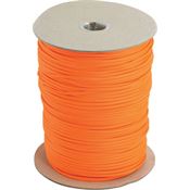 Parachute Cords 105S Neon Orange Nylon Construction 1,000 ft. Length Parachute Cord