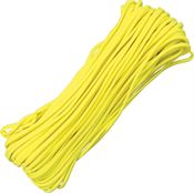 Parachute Cords 108H Yellow Nylon Construction 100 ft. Length Parachute Cord