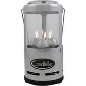 UCO 20030 Candlelier 3 Candle Survival Lantern with Polished Aluminum Construction