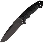 Hogue 35179 Tactical Fixed Drop Point Blade Knife with G-Mascus Pattern Embedded Handles