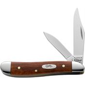 Case 28702 Peanut Folding Pocket Knife with Chestnut Bone Handle