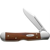 Case 28704 Mini CopperLock Folding Pocket Knife with Chestnut Bone Handle
