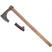 Paul Chen 1073 Black Bearded Axe with Hardwood Handle