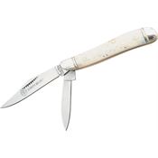 Rough Rider 112 Peanut Folding Pocket Knife with White Bone Handle