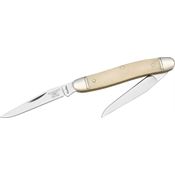 Rough Rider 127 Muskrat Folding Pocket Knife with White Bone Handle