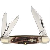 Rough Rider 155 Whittler Folding Pocket Knife with Stag Bone Handle