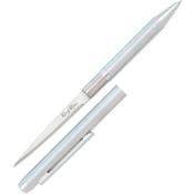 Rough Rider 612 Ink Pen Knife Silver with Silver Finish Body