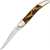 Rough Rider 980 Mini Toothpick Folding Pocket Knife with Imitation Tortoise Shell Handle