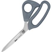 Clauss 18080 Ultraflex Bent Shear with Ergonomic Gray Ultraflex Nylon Handle