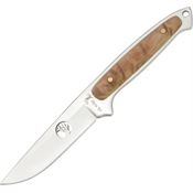 Elk Ridge 048 Small Hunter Fixed Stainless Blade Knife with Raiz Wood Handles