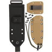 ESEE 21SS Coyote Brown Kydex® Model 4 Sheath with Paracord & Cord Lock