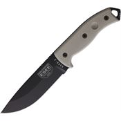 ESEE 5PBK Model 5 Fixed Blade Knife Canvas Handles | Black Kydex Sheath