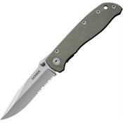 Gerber 45860 Harsey Air Ranger Part Serrated Clip Point Linerlock Folding Pocket Knife