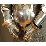 Get Dressed For Battle 077 Set of Two Steel Construction Bordered Gauntlets