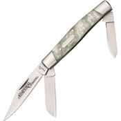 Imperial Schrade 14L Large Stockman Folding Pocket Knife with Cracked Ice Celluloid Handle