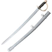Pakistan 1002 Cavalry Sword with Black Composition Handle with Brass Wire Wrap