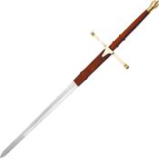 Pakistan 1064 Wallace Sword with Brown Leather Wrapped Handle