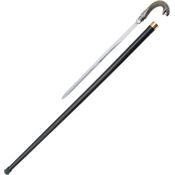 Pakistan 1071 Cobra Head Sword Cane with Antique Silver Finish Cast Metal Handle