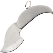 Pakistan SS0007 Silver Leaf Kinfe with BrUShed Stainless Handle