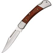 Rite Edge CN2108265 Classic with Brown Wood Handles Lockback Folding Pocket Knife