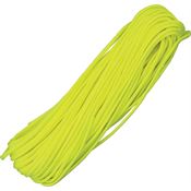 Parachute Cords RG1012H 100 ft. Length Parachute Cord with Neon Yellow Nylon Construction